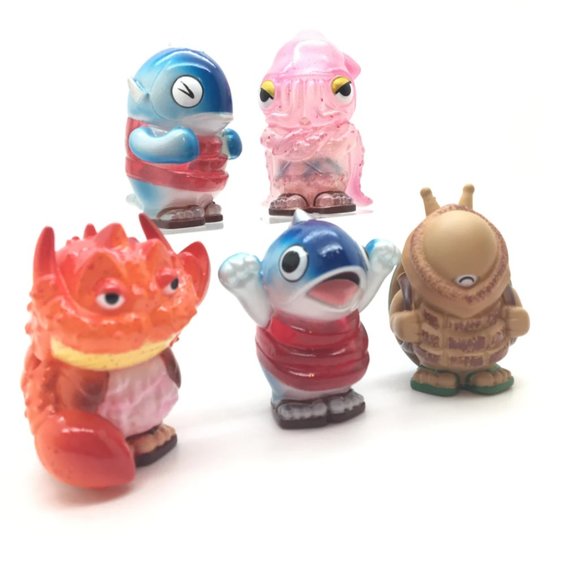 NWT Sofubi Sushi Finger Puppets or Cake Toppers - Picture 1 of 6